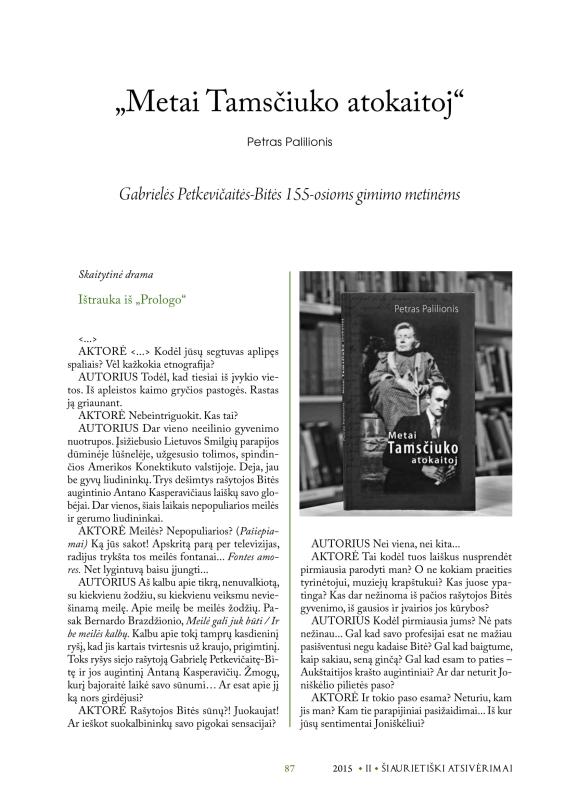 Šiaurietiški atsivėrimai : Pasvalio krašto istorijos ir kultūros žurnalas 2015, nr. 2 (39)
