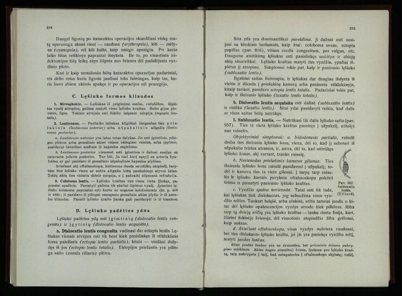 Akių ligų vadovas / Petras Avižonis. – Kaunas: Medicinos fakultetao leidinys, 1940. – VIII, 841, [2] p., 18 iliustr. lap.