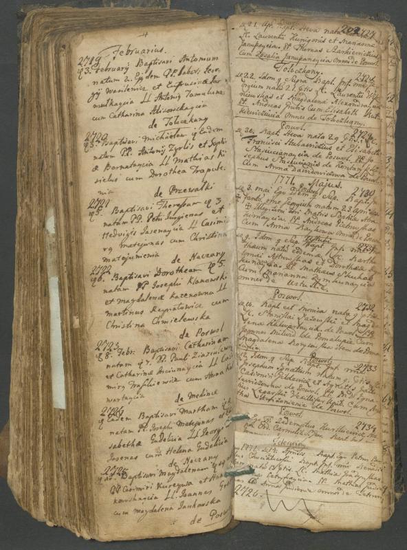 Pasvalio Romos katalikų parapijos bažnyčios 1749–1772 metų krikšto metrikų knyga