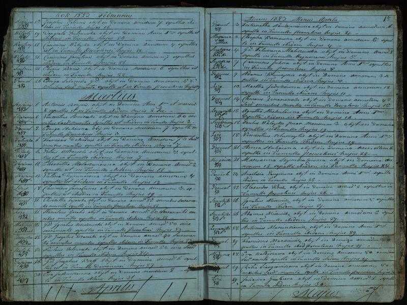Pasvalio Romos katalikų parapijos bažnyčios 1819–1827 metų mirties metrikų knyga