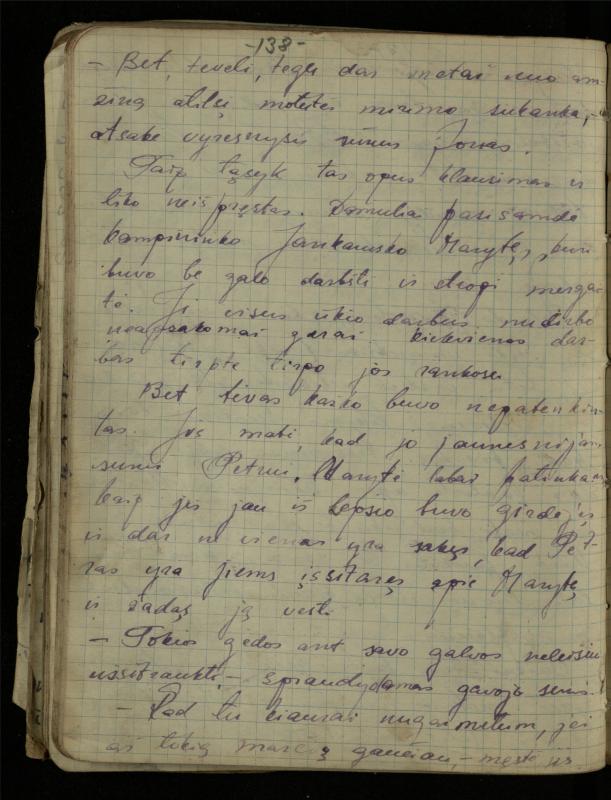 Žurnalisto, literato, vertėjo Kazimiero Pūro sąsiuvinis „Perskaitytų knygų ištraukos, mintys ir mano paties kūryba“