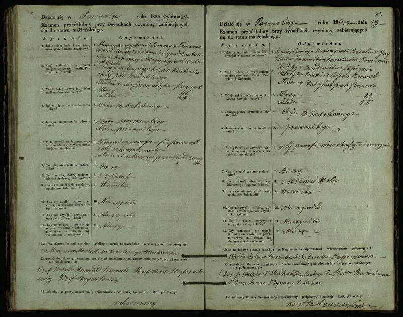 Pasvalio Romos katalikų parapijos bažnyčios 1859–1867 metų priešjungtuvinės apklausos knyga