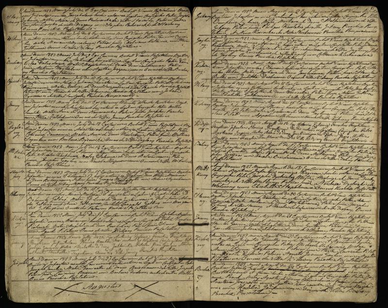 Pušaloto Romos katalikų parapijos bažnyčios 1822–1828 metų krikšto metrikų knyga
