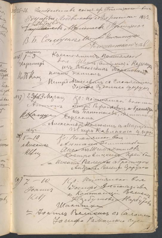 Pumpėnų Romos katalikų parapijos bažnyčios 1906–1917 metų krikšto metrikų juodraštis