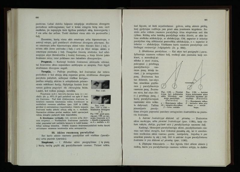 Akių ligų vadovas / Petras Avižonis. – Kaunas: Medicinos fakultetao leidinys, 1940. – VIII, 841, [2] p., 18 iliustr. lap.