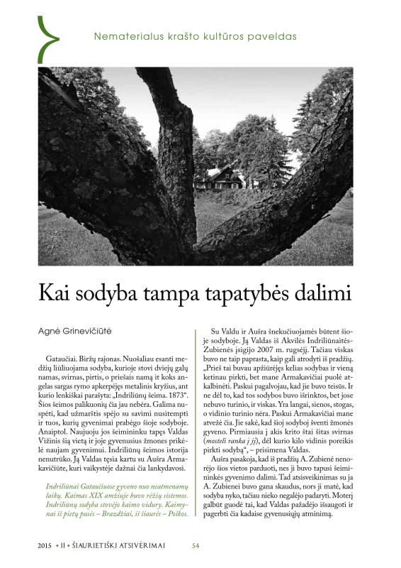 Šiaurietiški atsivėrimai : Pasvalio krašto istorijos ir kultūros žurnalas 2015, nr. 2 (39)