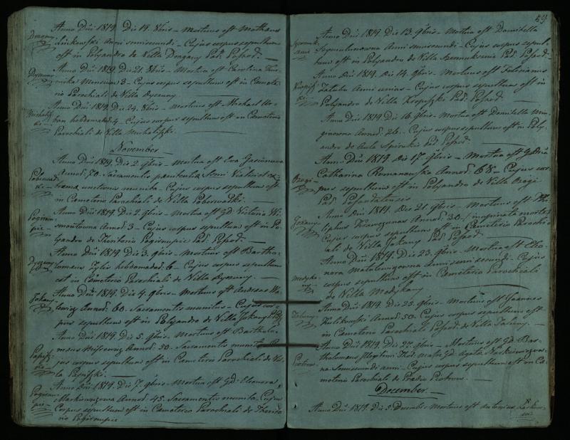 Pušaloto Romos katalikų parapijos bažnyčios 1810–1827 metų mirties metrikų knyga