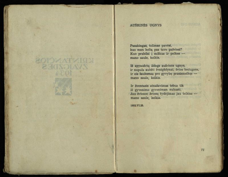 Per pasaulį keliauja žmogus : rinktinė poezija
