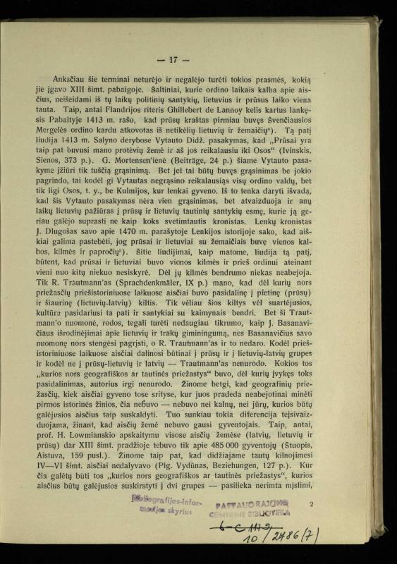 Tautiniai santykiai Maž. Lietuvoje ligi Didžiojo karo istorijos ir statistikos šviesoje
/ Vincas Vileišis. – Kaunas: Politinių ir socialinių mokslų institutas, 1935. – 271, [3] p.