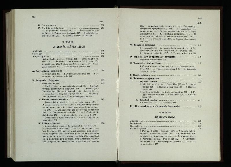 Akių ligų vadovas / Petras Avižonis. – Kaunas: Medicinos fakultetao leidinys, 1940. – VIII, 841, [2] p., 18 iliustr. lap.