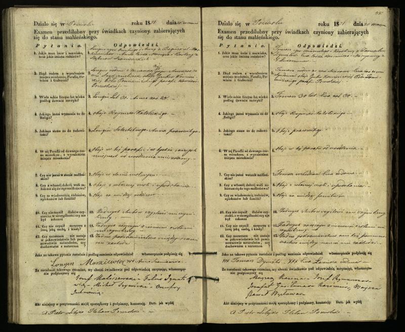 Pasvalio Romos katalikų parapijos bažnyčios 1849–1859 metų priešjungtuvinės apklausos knyga