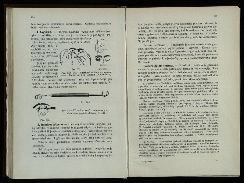 Akių ligų vadovas / Petras Avižonis. – Kaunas: Medicinos fakultetao leidinys, 1940. – VIII, 841, [2] p., 18 iliustr. lap.