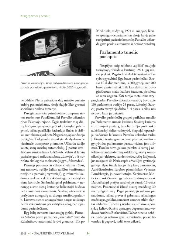 Šiaurietiški atsivėrimai : Pasvalio krašto istorijos ir kultūros žurnalas 2015, nr. 1 (38)