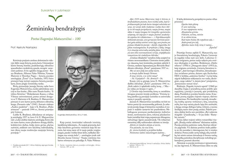 Šiaurietiški atsivėrimai : Pasvalio krašto istorijos ir kultūros žurnalas 2017, nr. 2 (43)