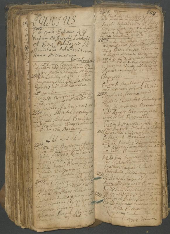Pasvalio Romos katalikų parapijos bažnyčios 1749–1772 metų krikšto metrikų knyga