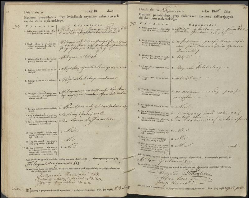 Krinčino Romos katalikų parapijos bažnyčios 1853–1862 metų priešjungtuvinės apklausos knyga
