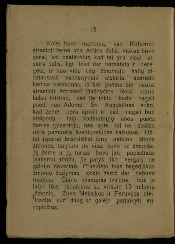 Žemė ir žmogus / med. d-ras P. Avižonis. – Antra pataisyta laida. – Voronežas: Lietuvos reikalų komisariato Kultūros ir švietimo skyrius, 1918. – 68 p.