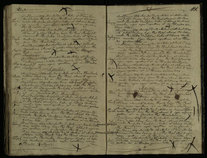 Pušaloto Romos katalikų parapijos bažnyčios 1785–1810 metų mirties metrikų knyga