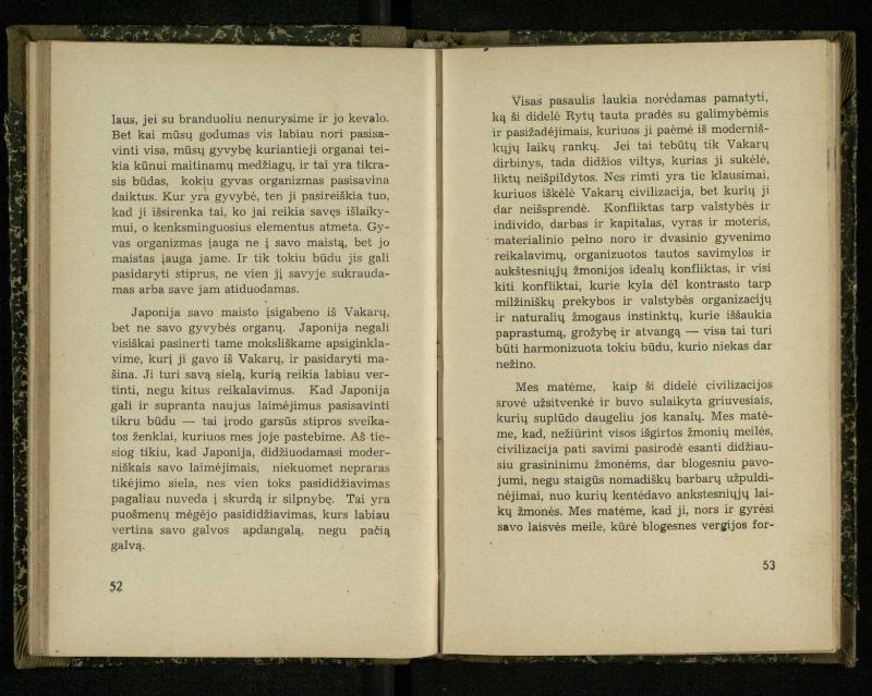 Nacionalizmas: nacionalizmas Vakaruose; Nacionalizmas Japonijoj; Nacionalizmas Indijoj / Rabindranath Tagore. – Kaunas: [s.n.], 1937. – 122, [2] p.
