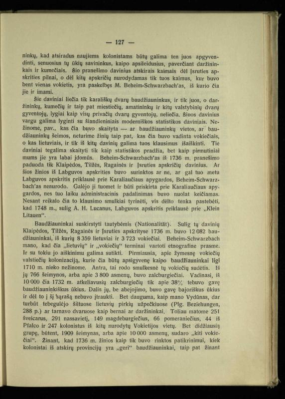 Tautiniai santykiai Maž. Lietuvoje ligi Didžiojo karo istorijos ir statistikos šviesoje
/ Vincas Vileišis. – Kaunas: Politinių ir socialinių mokslų institutas, 1935. – 271, [3] p.