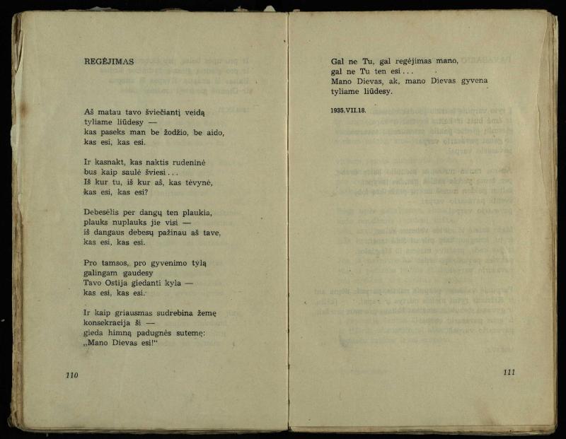 Per pasaulį keliauja žmogus : rinktinė poezija