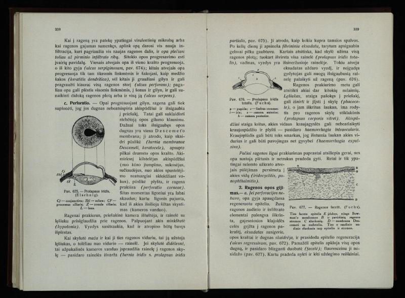 Akių ligų vadovas / Petras Avižonis. – Kaunas: Medicinos fakultetao leidinys, 1940. – VIII, 841, [2] p., 18 iliustr. lap.