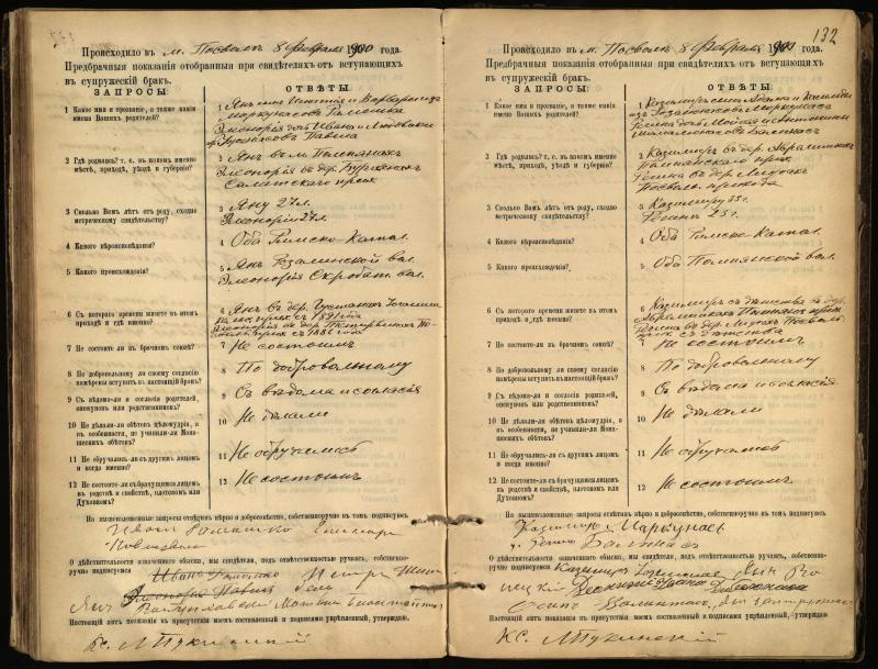 Pasvalio Romos katalikų parapijos bažnyčios 1894–1903 metų priešjungtuvinės apklausos knyga
