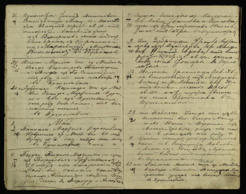 Pušaloto Romos katalikų parapijos bažnyčios 1912–1918 metų mirties metrikų knyga