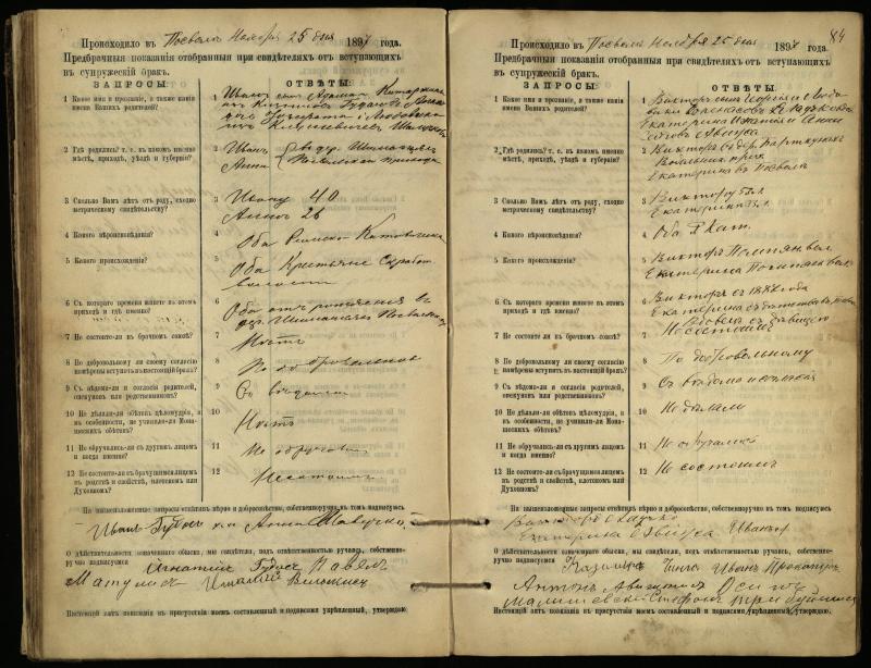 Pasvalio Romos katalikų parapijos bažnyčios 1894–1903 metų priešjungtuvinės apklausos knyga