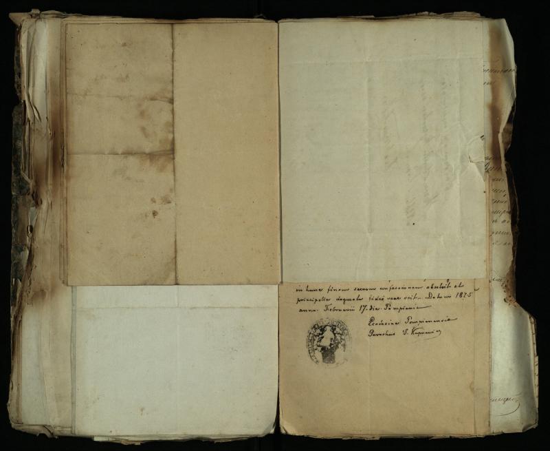 Pušaloto Romos katalikų parapijos bažnyčios 1843–1879 metų gaunamų raštų knyga