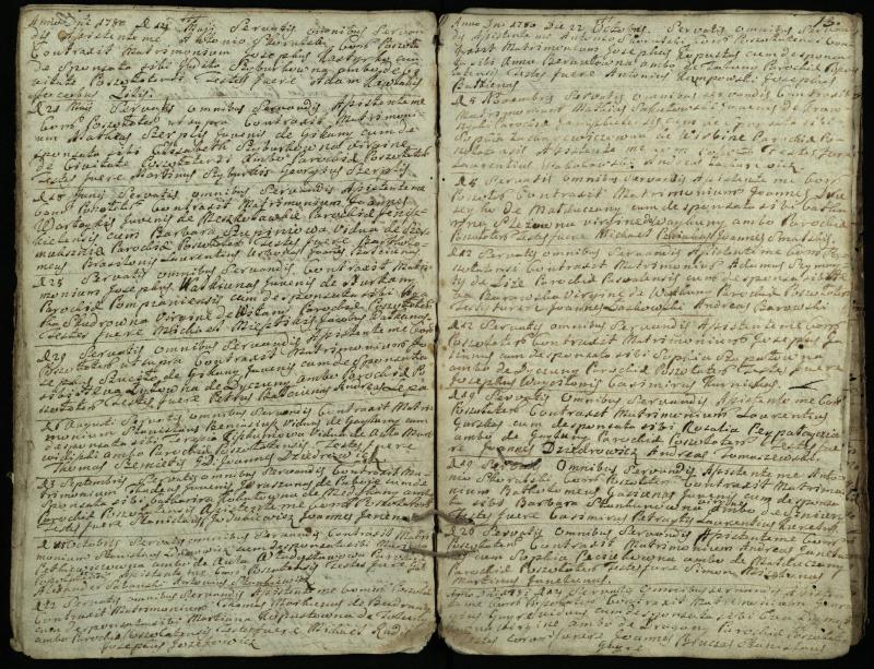 Pušaloto Romos katalikų parapijos bažnyčios 1772–1784 metų jungtuvių metrikų knyga
