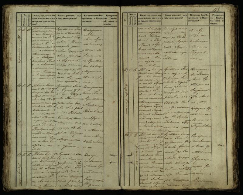 Pušaloto Romos katalikų parapijos bažnyčios 1849–1854 metų krikšto metrikų knyga