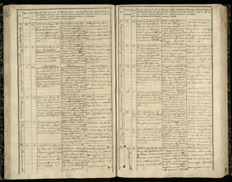 Pasvalio Romos katalikų parapijos bažnyčios 1848–1866 metų mirties metrikų knyga