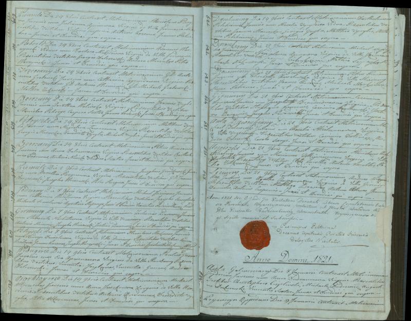 Krinčino Romos katalikų parapijos bažnyčios 1803–1826 metų jungtuvių metrikų knyga