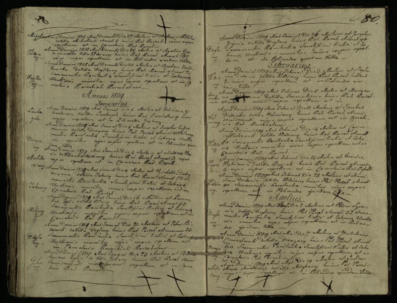 Pušaloto Romos katalikų parapijos bažnyčios 1785–1810 metų mirties metrikų knyga