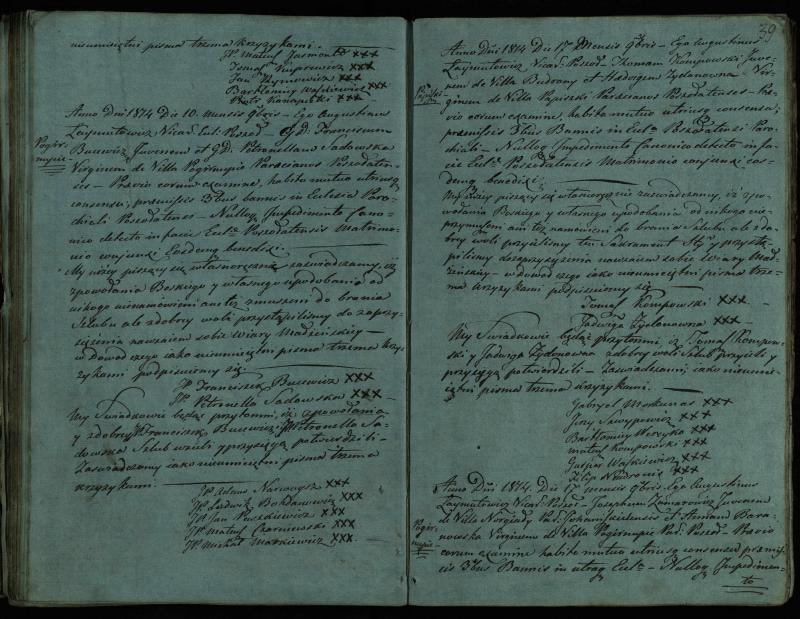 Pušaloto Romos katalikų parapijos bažnyčios 1810–1819 metų jungtuvių metrikų knyga
