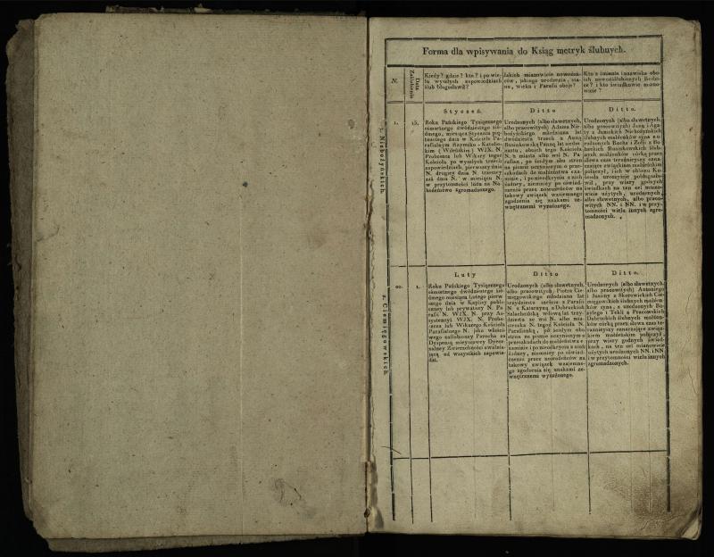 Pasvalio Romos katalikų parapijos bažnyčios 1827–1837 metų jungtuvių metrikų knyga
