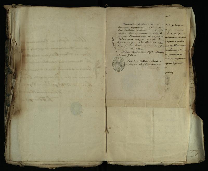 Pušaloto Romos katalikų parapijos bažnyčios 1843–1879 metų gaunamų raštų knyga