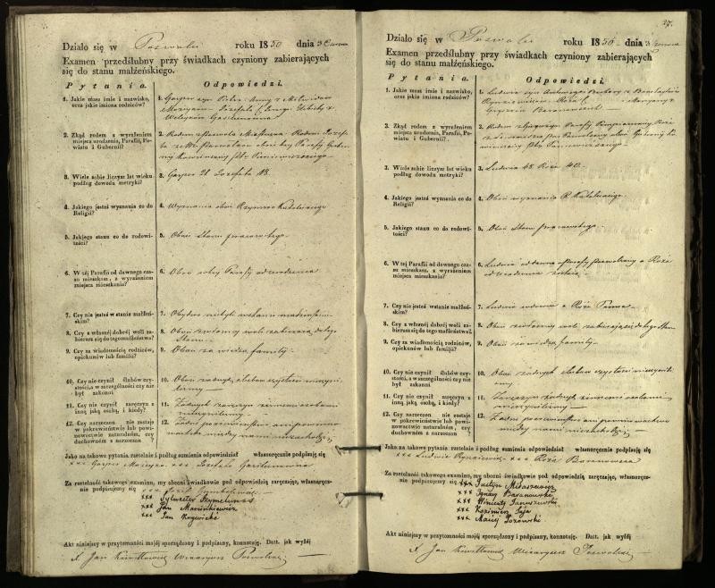 Pasvalio Romos katalikų parapijos bažnyčios 1849–1859 metų priešjungtuvinės apklausos knyga