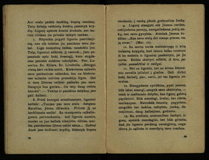 Naujas vadovėlis šv. Pranciškaus tretininkams / sustatė T. Pranciškus Bizauskas O. F. M. – 3-ias papild. ir pager. leid. – Kaunas: [s.n.], 1934. – 200 p.