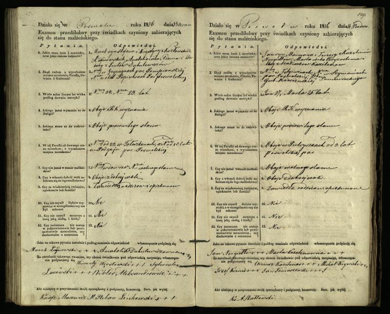Pasvalio Romos katalikų parapijos bažnyčios 1849–1859 metų priešjungtuvinės apklausos knyga