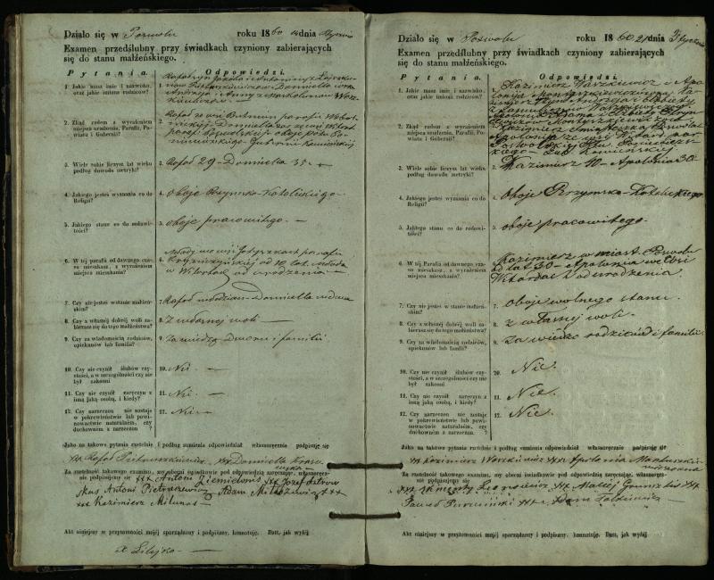 Pasvalio Romos katalikų parapijos bažnyčios 1859–1867 metų priešjungtuvinės apklausos knyga