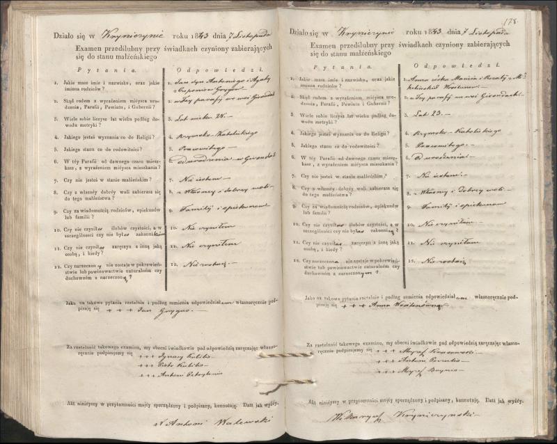 Krinčino Romos katalikų parapijos bažnyčios 1840–1844 metų priešjungtuvinės apklausos knyga