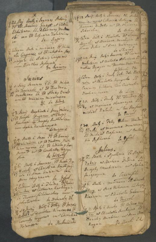 Pasvalio Romos katalikų parapijos bažnyčios 1749–1772 metų krikšto metrikų knyga