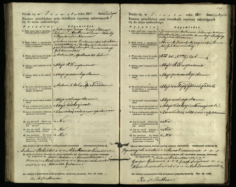 Pasvalio Romos katalikų parapijos bažnyčios 1849–1859 metų priešjungtuvinės apklausos knyga