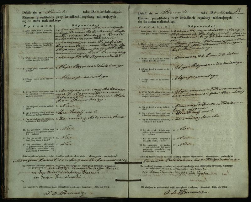 Pasvalio Romos katalikų parapijos bažnyčios 1859–1867 metų priešjungtuvinės apklausos knyga