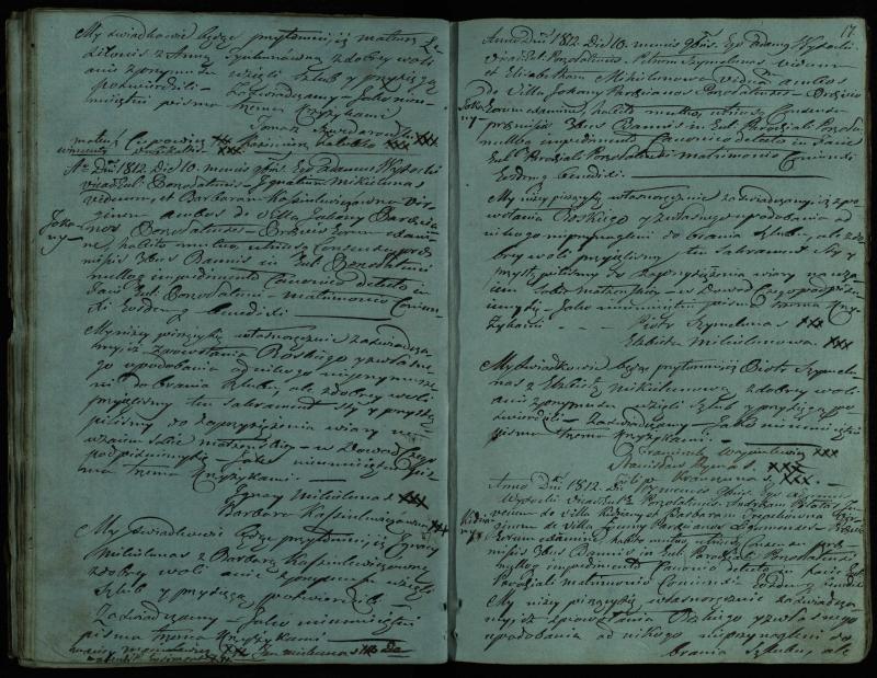 Pušaloto Romos katalikų parapijos bažnyčios 1810–1819 metų jungtuvių metrikų knyga