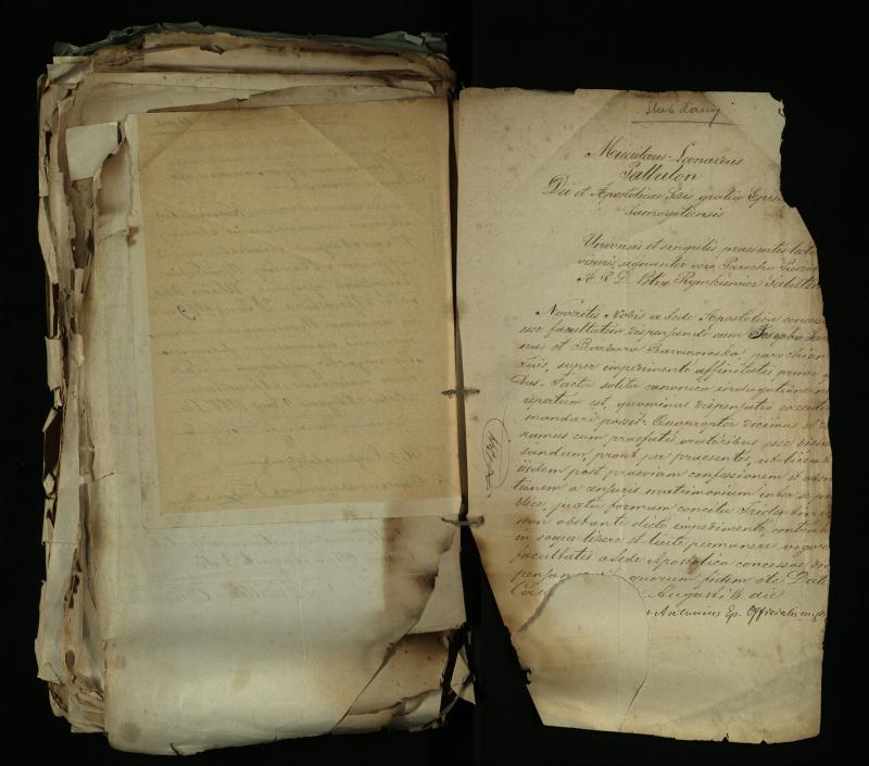 Pušaloto Romos katalikų parapijos bažnyčios 1884–1900 metų gaunamų raštų knyga