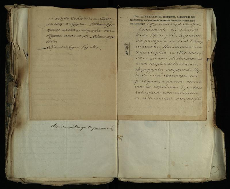 Pušaloto Romos katalikų parapijos bažnyčios 1843–1879 metų gaunamų raštų knyga