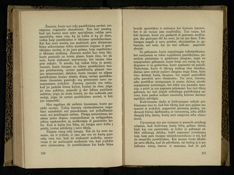 Minties galybė / Orison Swett Marden. – Kaunas: Fakelo leidinys, 1937. – 149, [2] p.